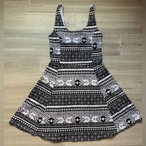 EUC Cute tribal skater dress
